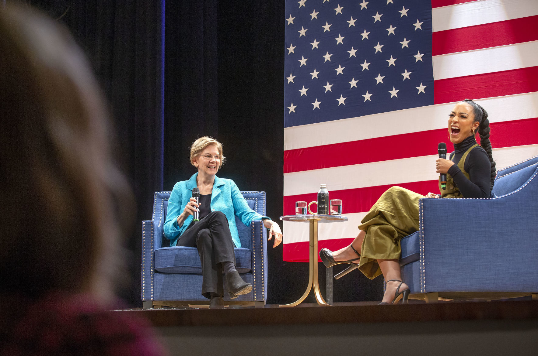 Democratic candidate Elizabeth Warren at NC A&T